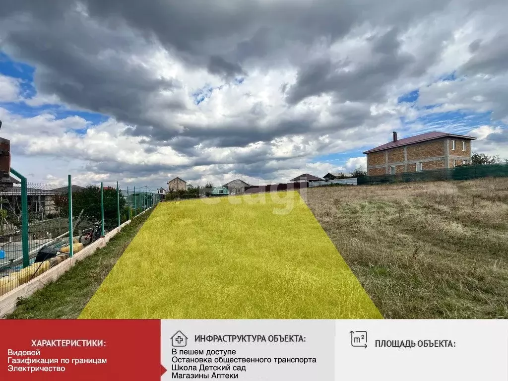 Участок в Крым, Симферопольский район, Добровское с/пос, с. Пионерское ... - Фото 1