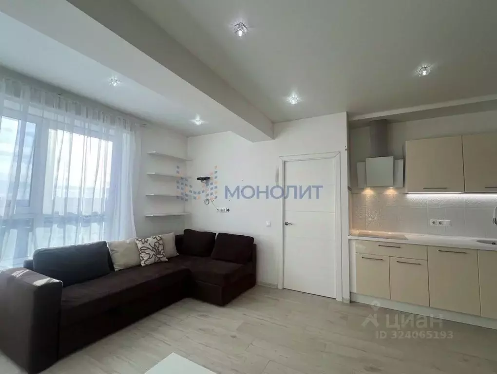 1-к кв. Нижегородская область, Нижний Новгород ул. Генкиной, 25А (45.3 ... - Фото 1