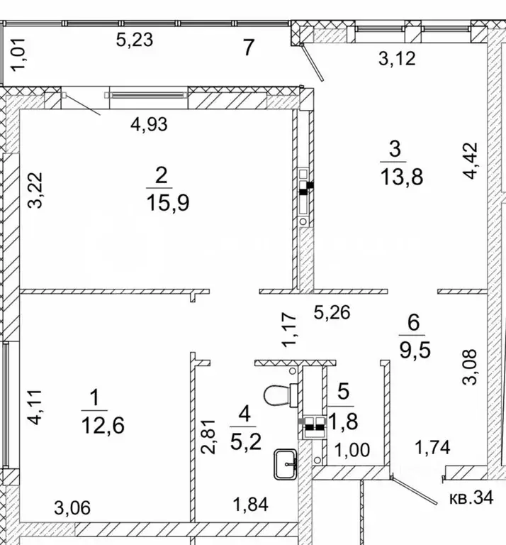 2-к кв. Свердловская область, Нижний Тагил ул. Удовенко, 2 (58.9 м) - Фото 0