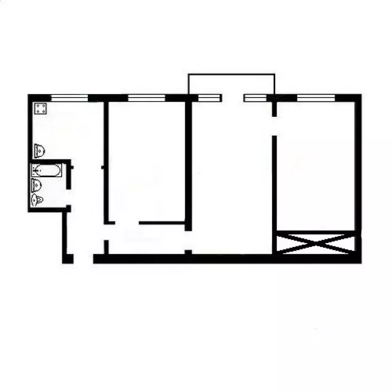 3-комнатная квартира: Тюмень, улица Пермякова, 4 (56.4 м) - Фото 1