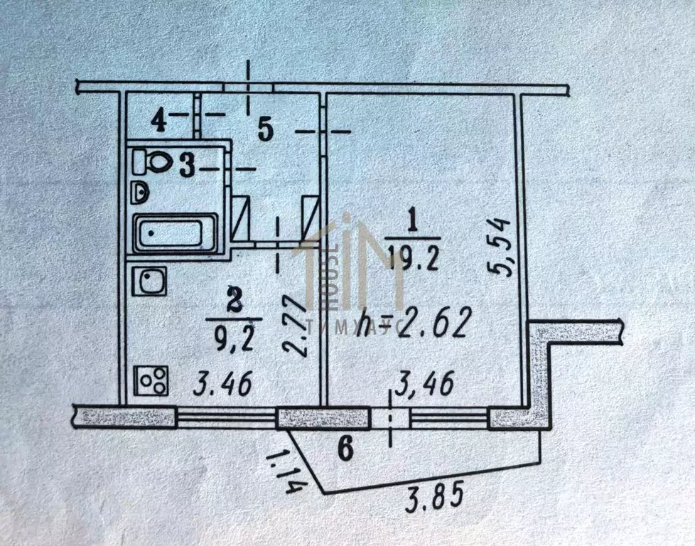 1-к кв. Омская область, Омск ул. Кирова, 18/1 (38.4 м) - Фото 1