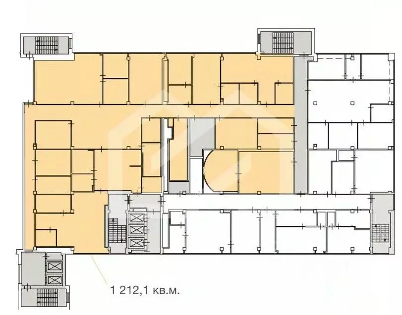 Помещение свободного назначения в Москва Верейская ул., 11 (1212 м) - Фото 2