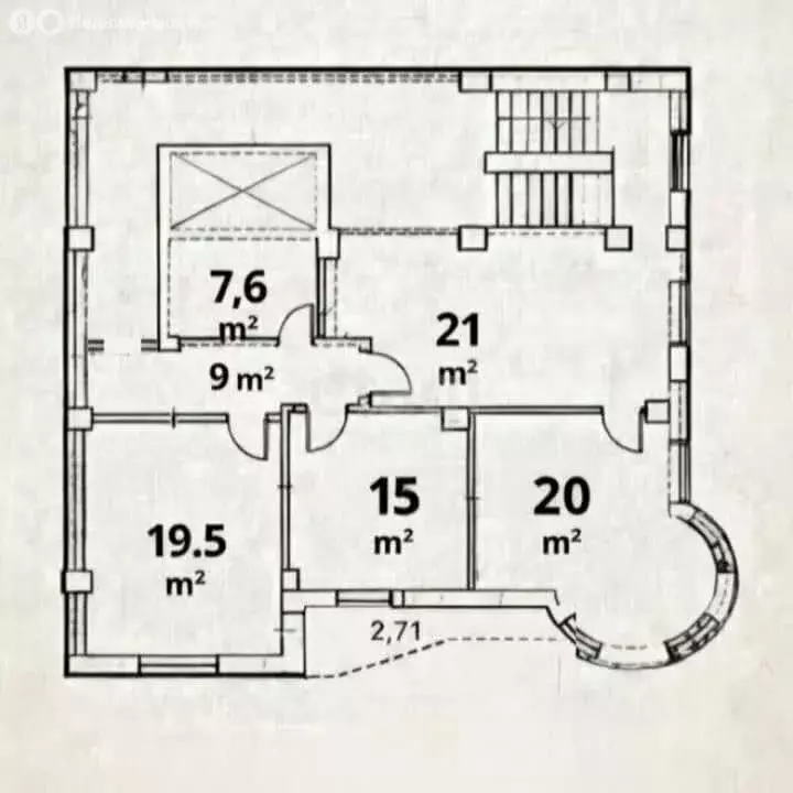 3-комнатная квартира: Махачкала, Мекегинская улица, 39 (93 м) - Фото 1
