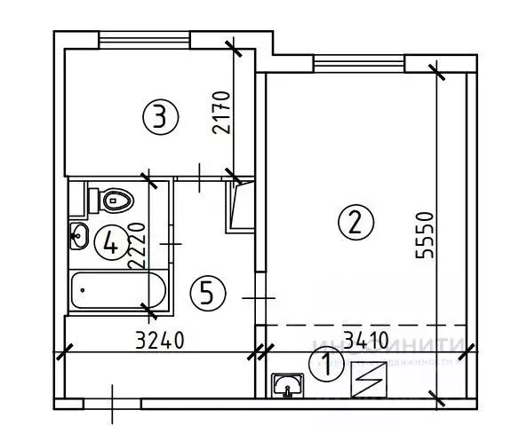 2-к кв. Москва ул. Седова, 8К1 (36.0 м) - Фото 2