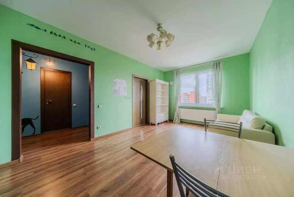 1-к кв. Санкт-Петербург ул. Корнея Чуковского, 5к2 (38.3 м) - Фото 2