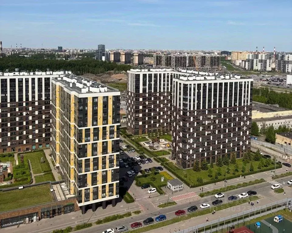 2-к кв. Санкт-Петербург ул. Архивная, 4 (68.42 м) - Фото 1