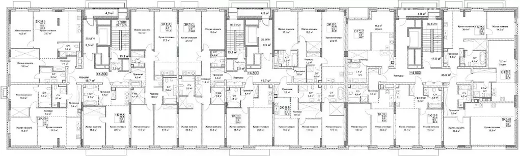 3-к кв. Нижегородская область, Нижний Новгород ул. Максима Горького, ... - Фото 2