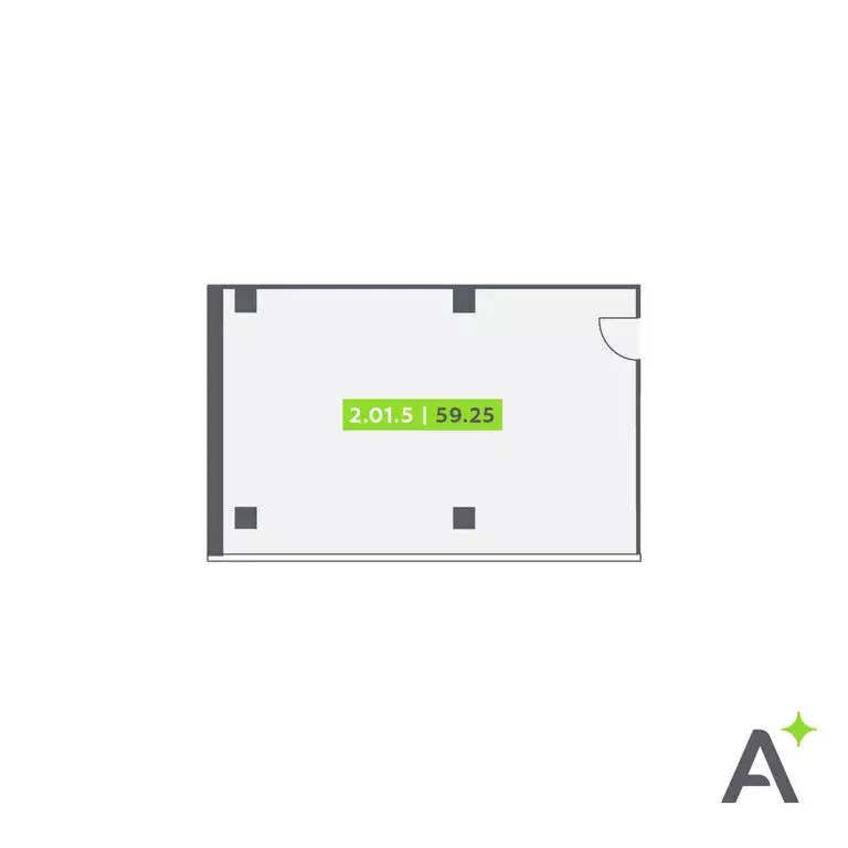 Офис (59.25 м) - Фото 1