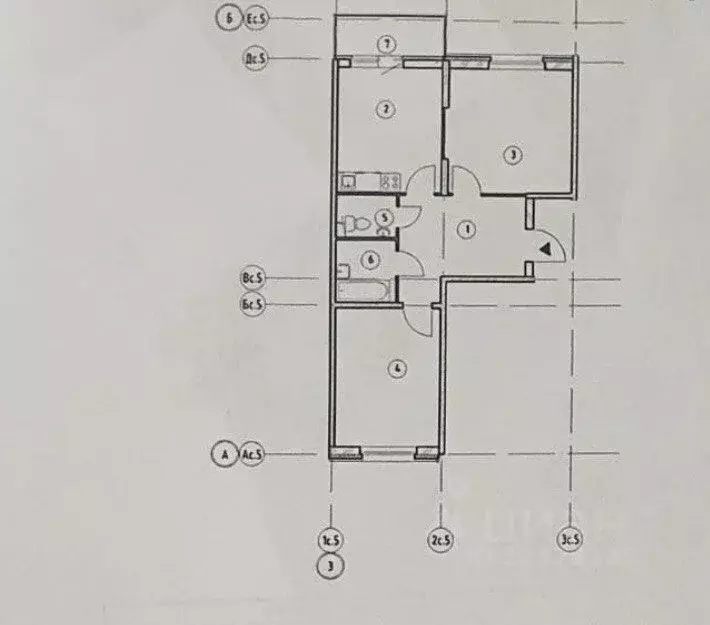 2-к кв. Санкт-Петербург Черниговская ул., 13к2 (63.5 м) - Фото 1