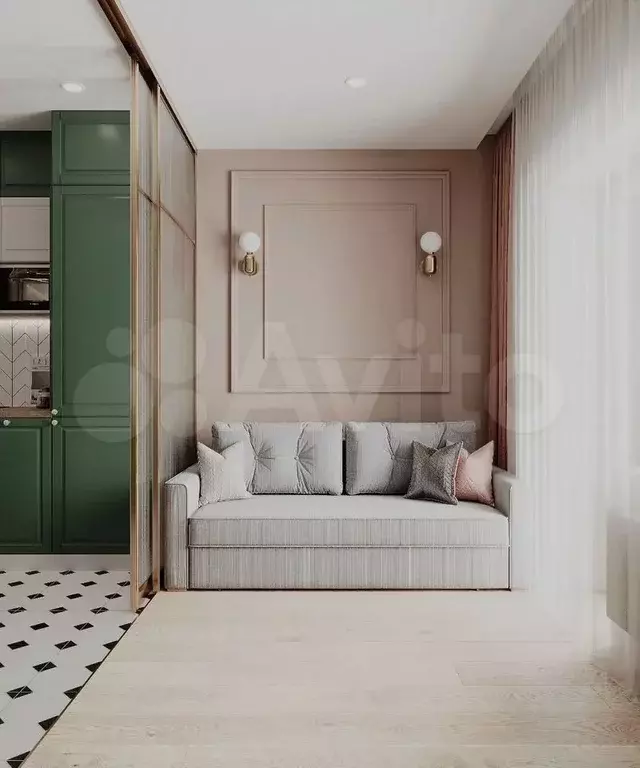 Квартира-студия, 32,8 м, 10/15 эт. - Фото 0