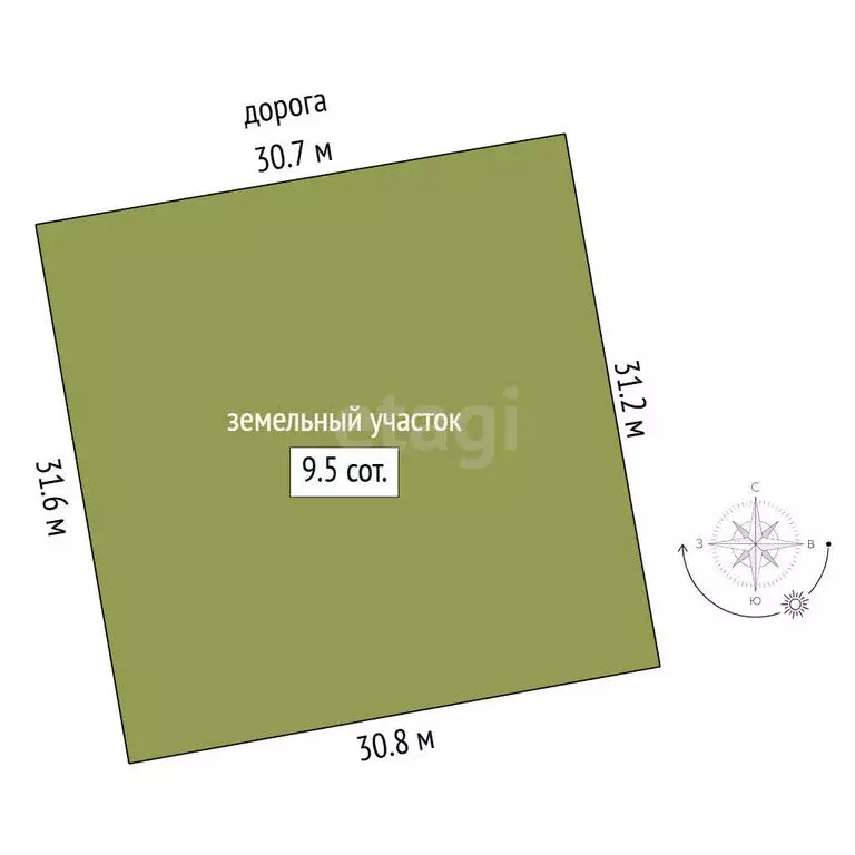 Участок в Череповец, Кленовая улица (10 м) - Фото 1