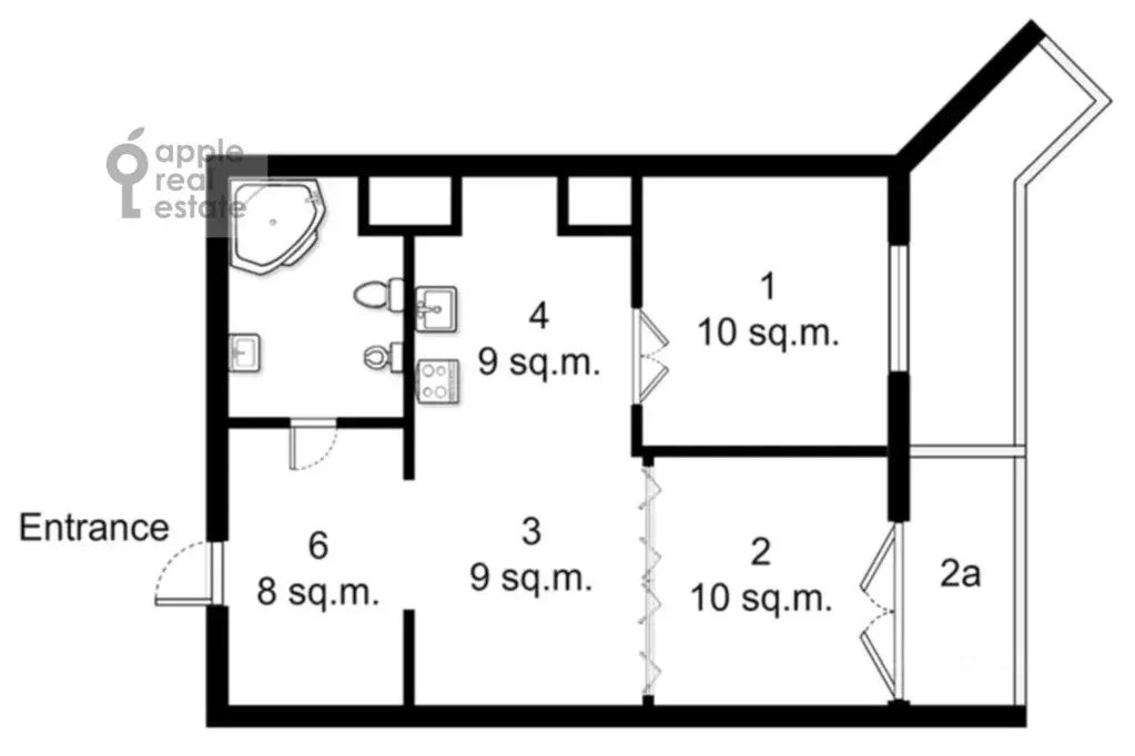 2-к кв. Москва Минская ул., 1ГК2 (54.0 м) - Фото 2