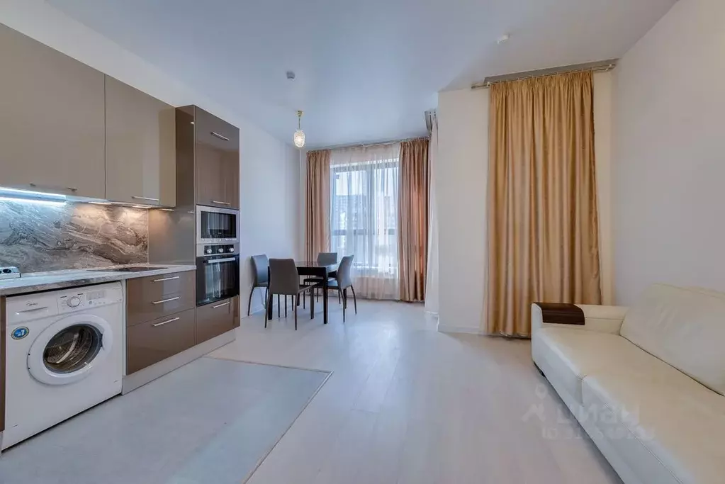 Студия Москва пер. 2-й Петра Алексеева, 5 (34.0 м) - Фото 1