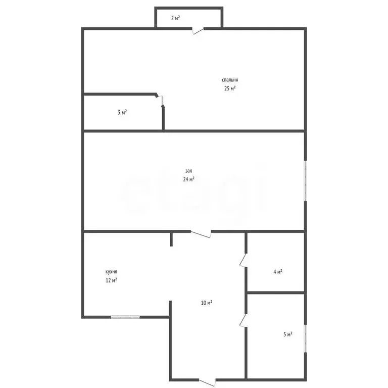 3-комнатная квартира: Махачкала, улица Рустамова, 38 (85 м) - Фото 1