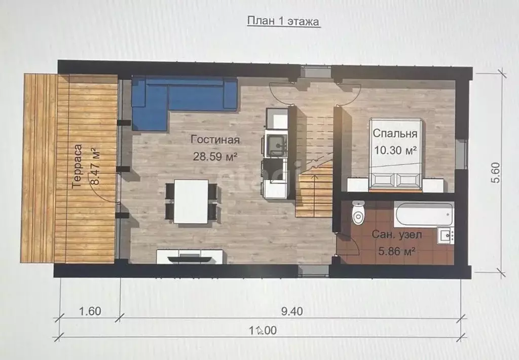 Дом в Башкортостан, Иглинский район, Акбердинский сельсовет, с. ... - Фото 1