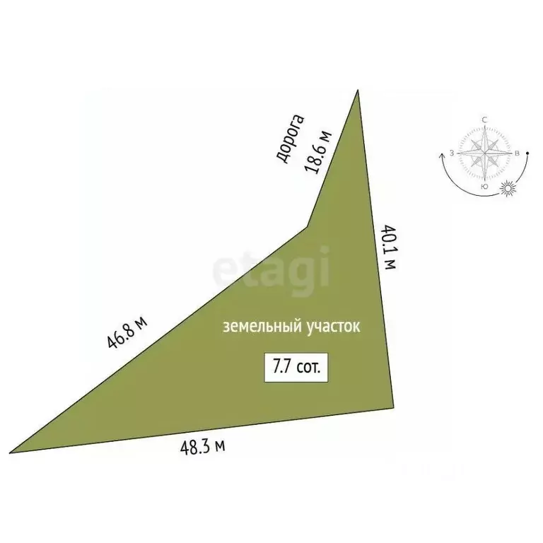 Участок в Тюменская область, Тюменский муниципальный округ, д. Елань  ... - Фото 2