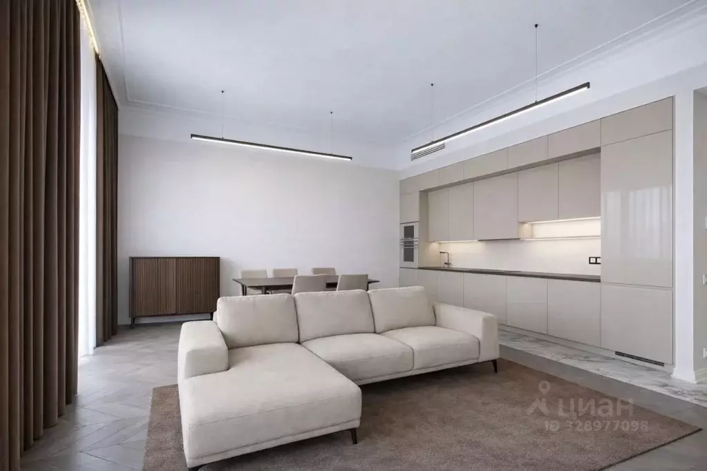 3-к кв. Москва ул. Усачева, 11И (112.0 м) - Фото 1