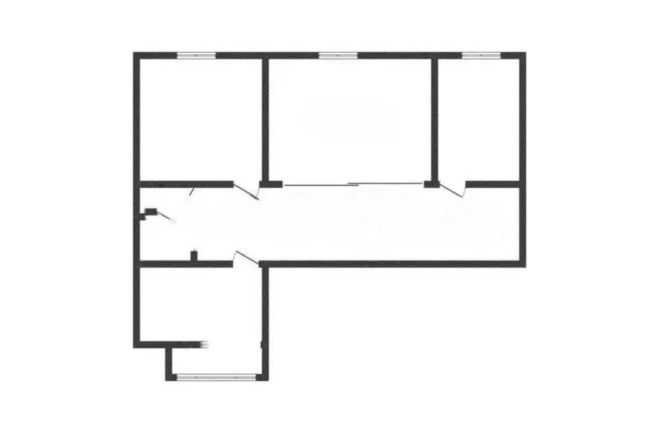 3-комнатная квартира: Иркутск, улица Грибоедова, 2 (41 м) - Фото 1