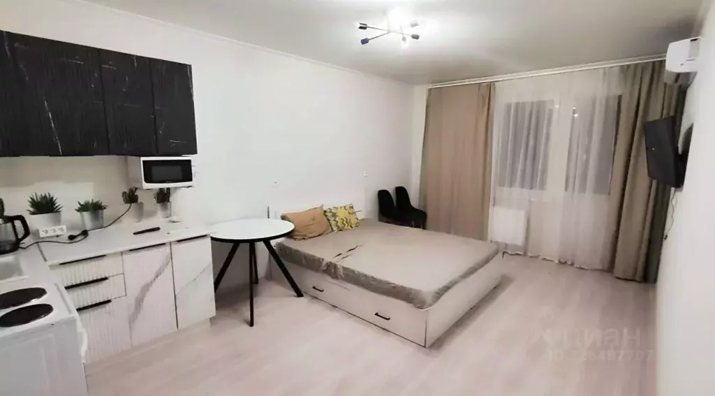 1-к кв. Краснодарский край, Краснодар ул. Имени 75-летия Победы, 26к2 ... - Фото 1