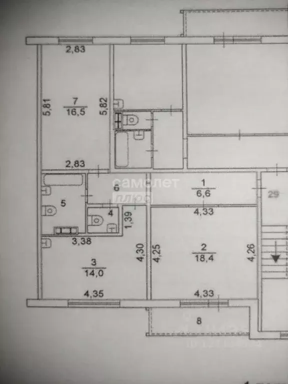 2-к кв. Челябинская область, Челябинск Электростальская ул., 23 (65.4 ... - Фото 1