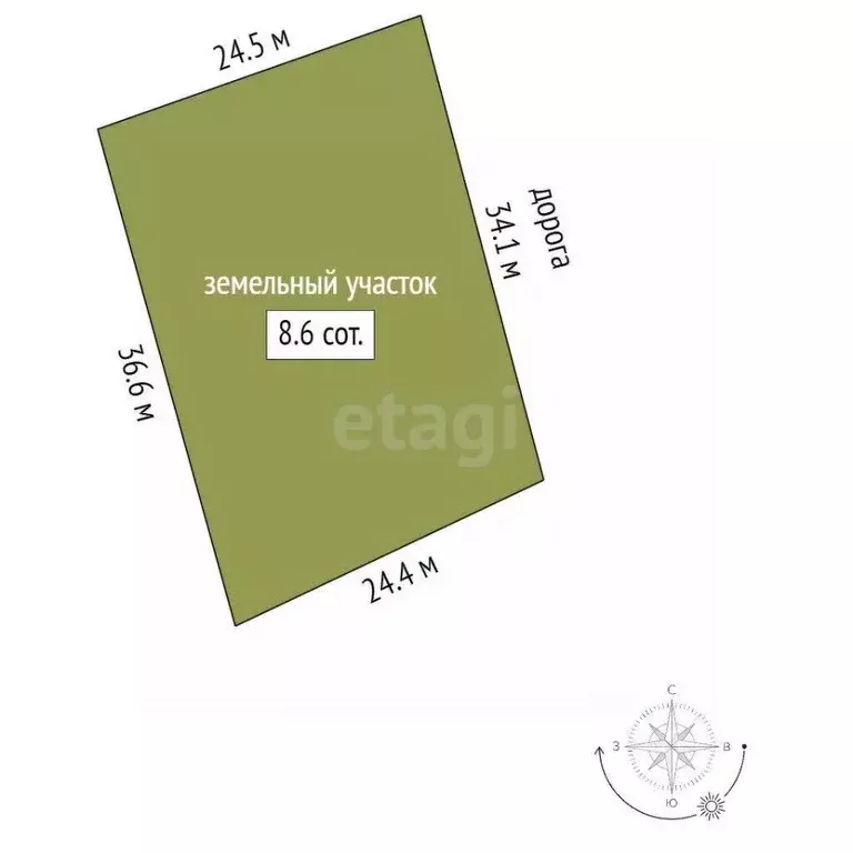 Участок в Ростовская область, Багаевский район, Манычская ст-ца ... - Фото 2