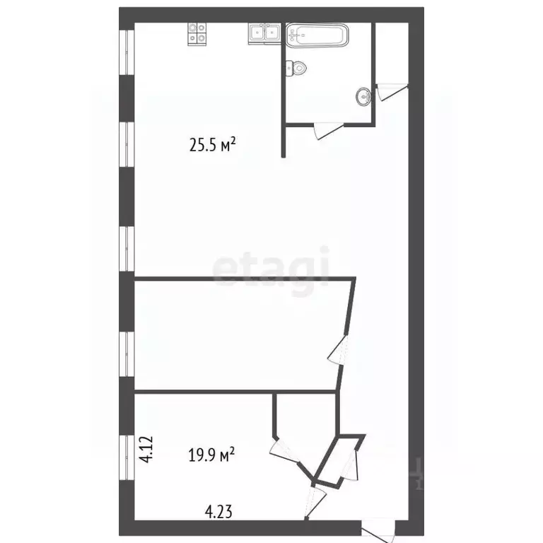 3-к кв. Санкт-Петербург наб. Реки Фонтанки, 8 (72.0 м) - Фото 2