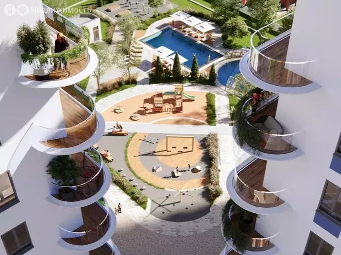 Квартира-студия: Заозёрное, улица Аллея Дружбы, 24 (30.5 м) - Фото 1