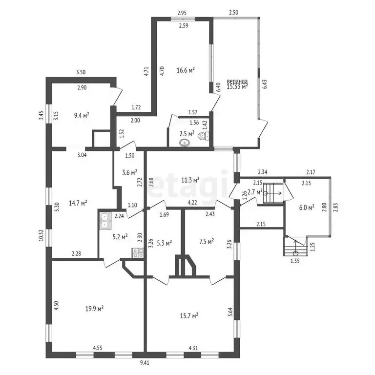 Дом в Камышлов, улица Свердлова (47.2 м) - Фото 1