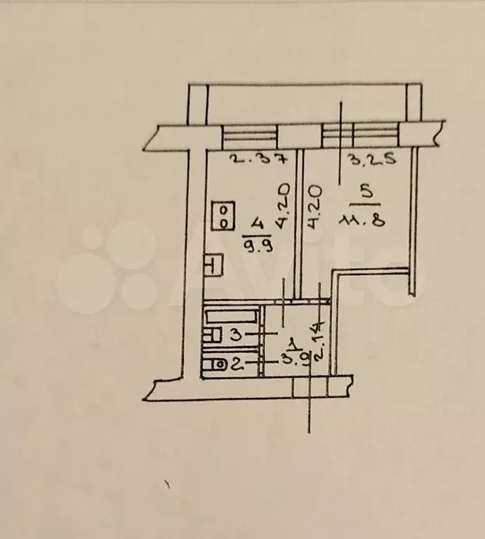 1-к. квартира, 28,9 м, 1/12 эт. - Фото 0