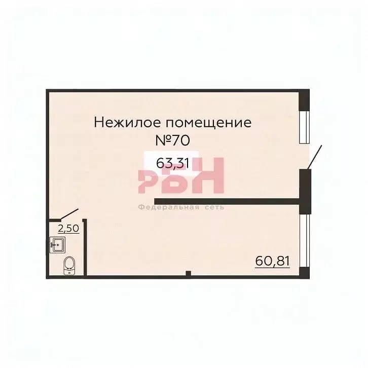 Помещение свободного назначения в Воронежская область, Воронеж ул. ... - Фото 1