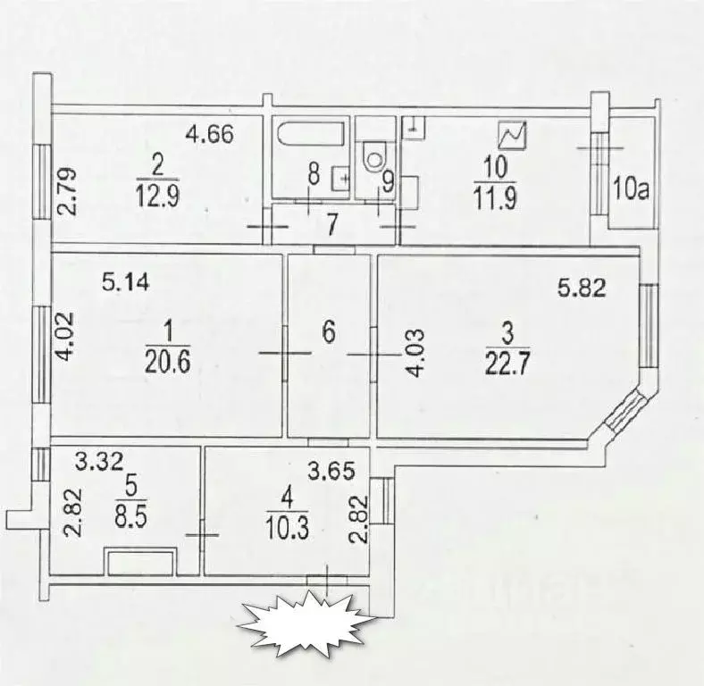 Продается 3-комнатная квартира - Фото 1