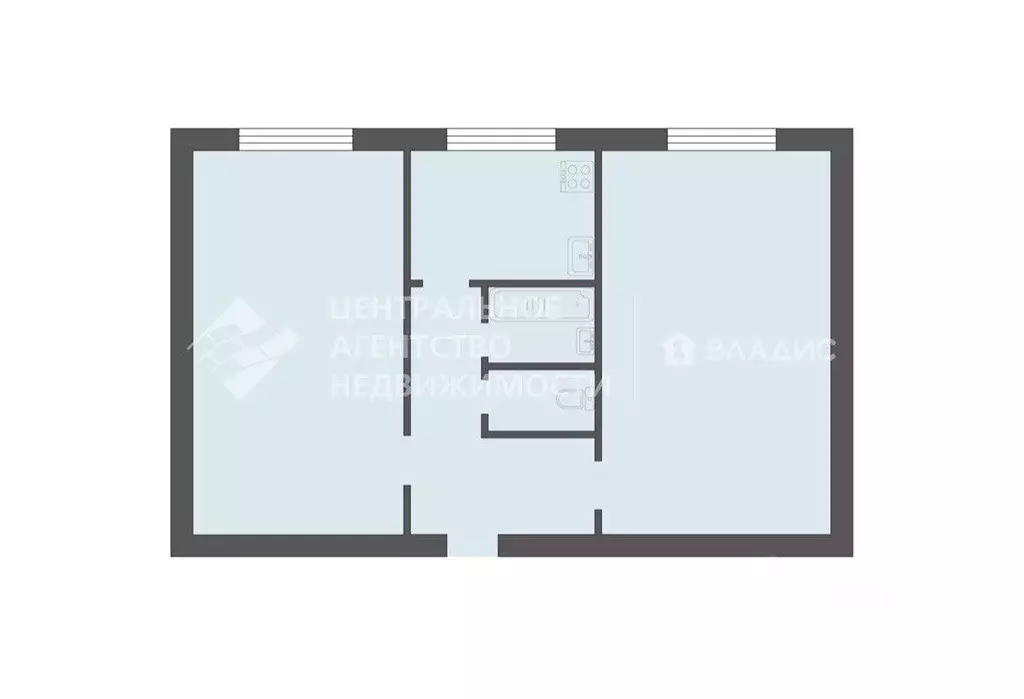 2-к кв. Рязанская область, Рязань Московский р-н, ул. Великанова, 10к2 ... - Фото 2