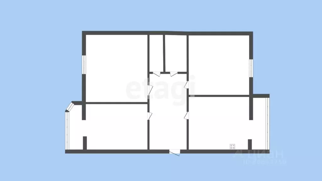 3-к кв. Карачаево-Черкесия, Черкесск Октябрьская ул., 336Д (120.0 м) - Фото 1