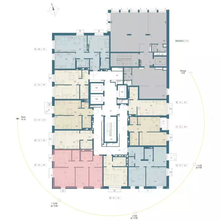 3-к кв. Башкортостан, Уфа Затон-Восточный жилрайон,  (65.5 м) - Фото 2