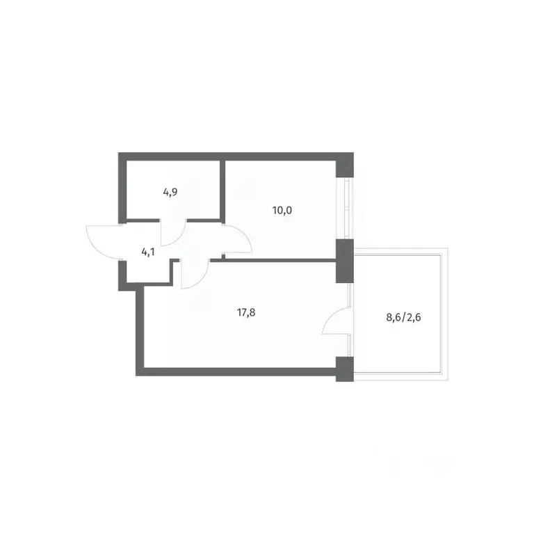 1-к кв. Ленинградская область, Ломоносовский район, Аннинское ... - Фото 1