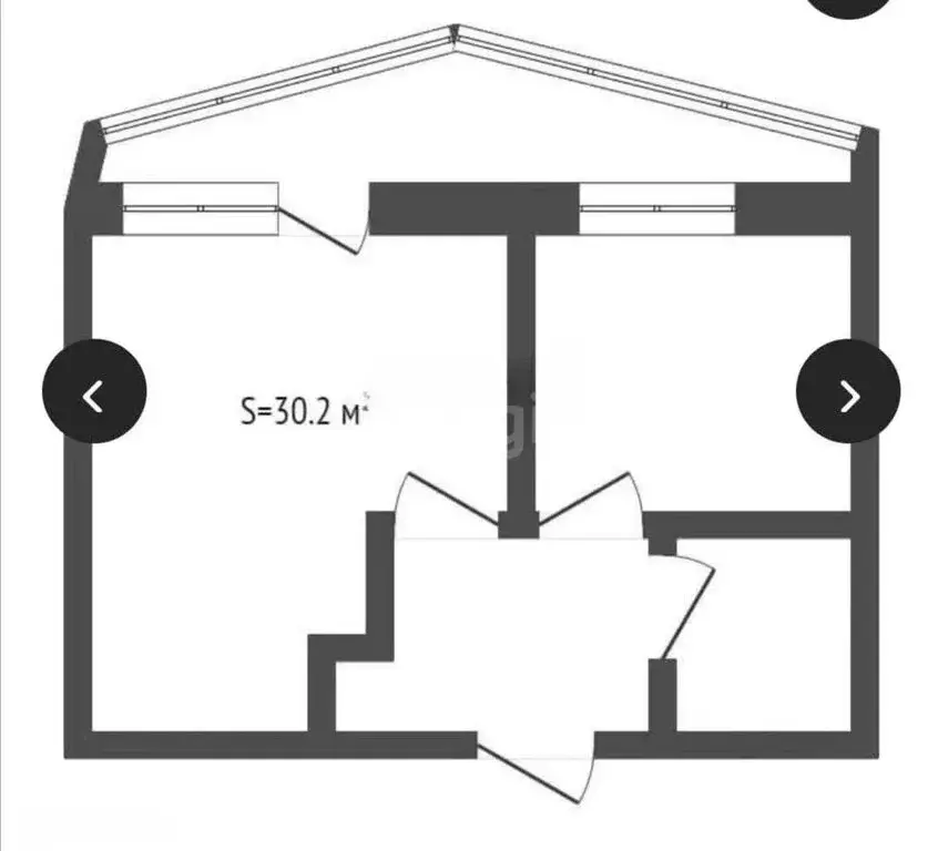 1-комнатная квартира: Барнаул, Змеиногорский тракт, 104М/5 (30.2 м) - Фото 1