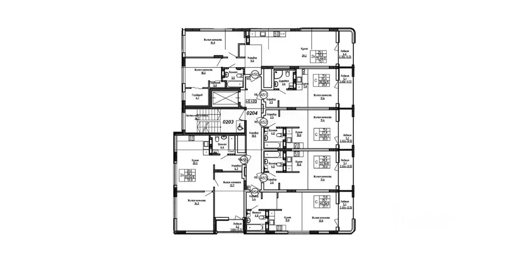 2-к кв. Калининградская область, Калининград Теодор Кроне жилой ... - Фото 2