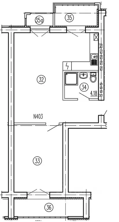 2-к кв. Калининградская область, Пионерский Береговая ул. (62.28 м) - Фото 1