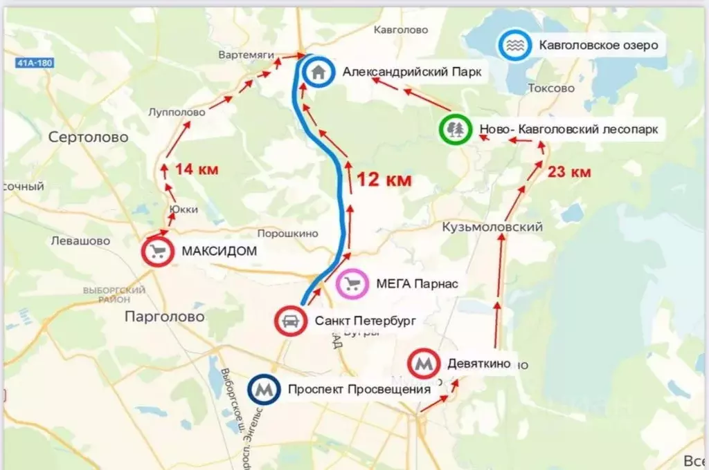 Коттедж в Ленинградская область, Всеволожский район, Агалатовское ... - Фото 2