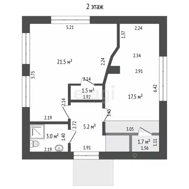 Дом в Ямало-Ненецкий АО, Новый Уренгой ул. Грибная, 37 (102 м) - Фото 0