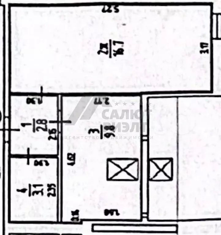 1-к. квартира, 32 м, 5/5 эт. - Фото 0