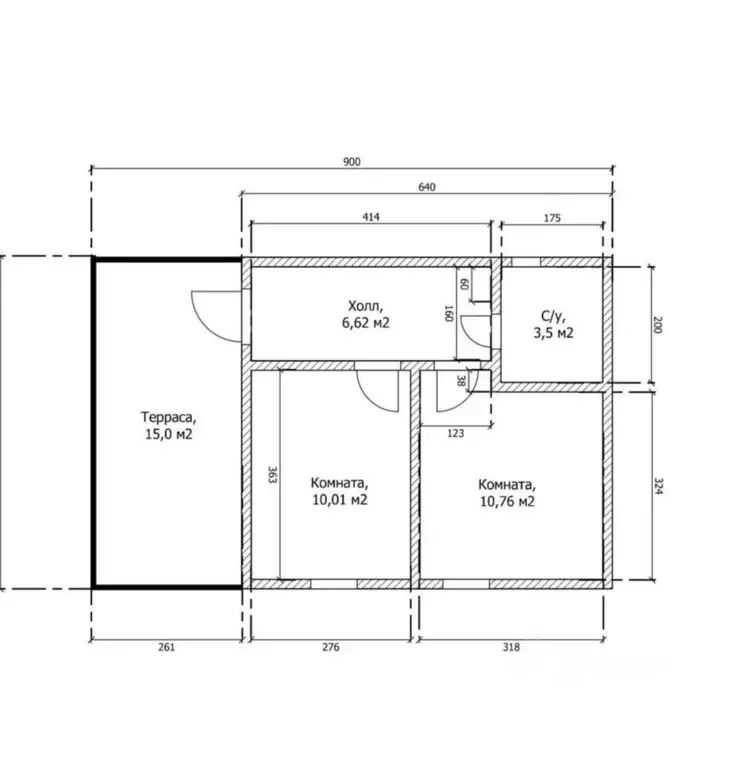 Дом в Севастополь Тополек садовое товарищество,  (50 м) - Фото 1