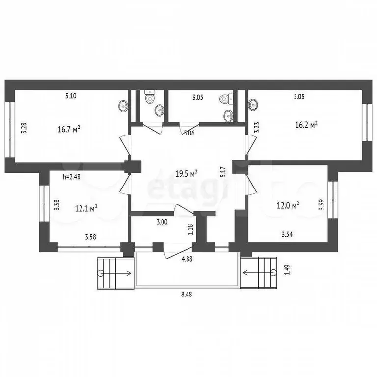 Продам офисное помещение, 86.1 м - Фото 0