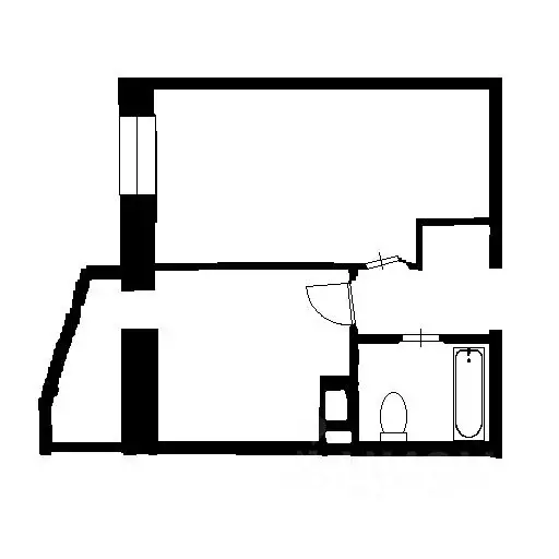 1-к кв. Ленинградская область, Всеволожский район, пос. Бугры бул. ... - Фото 2