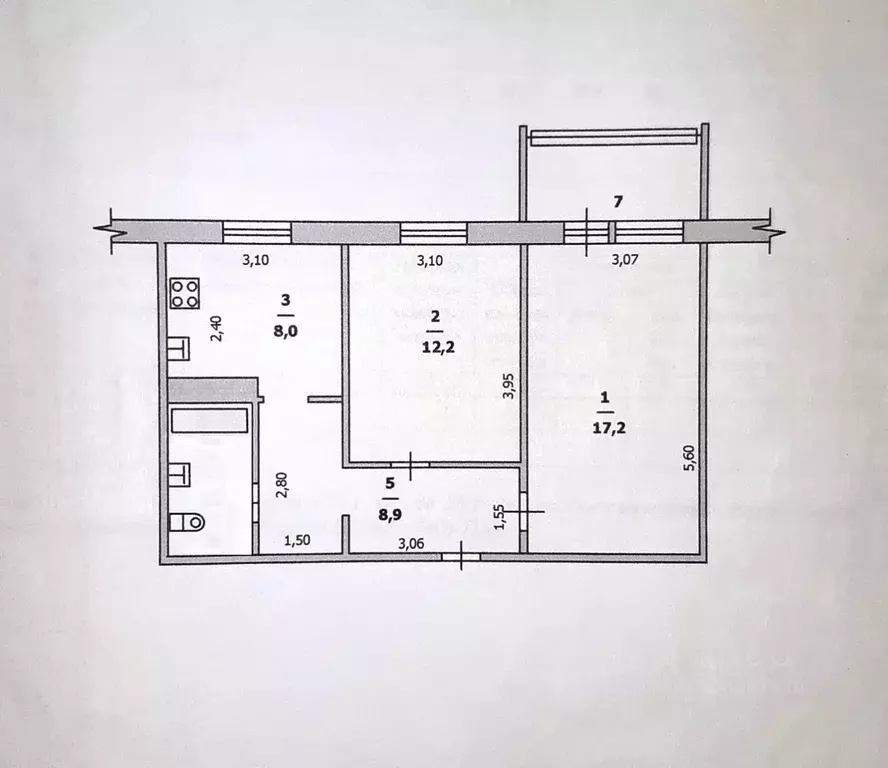 2-к кв. Московская область, Раменское ул. Гурьева, 1Г (50.0 м) - Фото 1