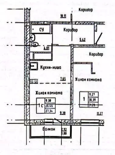 Квартира-студия: Ульяновск, жилой район Север, жилой комплекс Юность ... - Фото 1