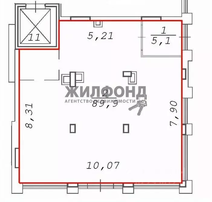 Помещение свободного назначения в Новосибирская область, Новосибирск ... - Фото 1