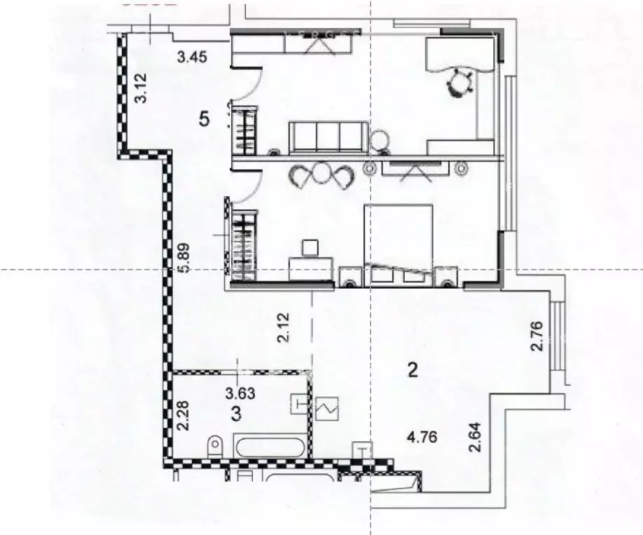 3-к кв. Москва Ленинский просп., 111к1 (105.0 м) - Фото 2