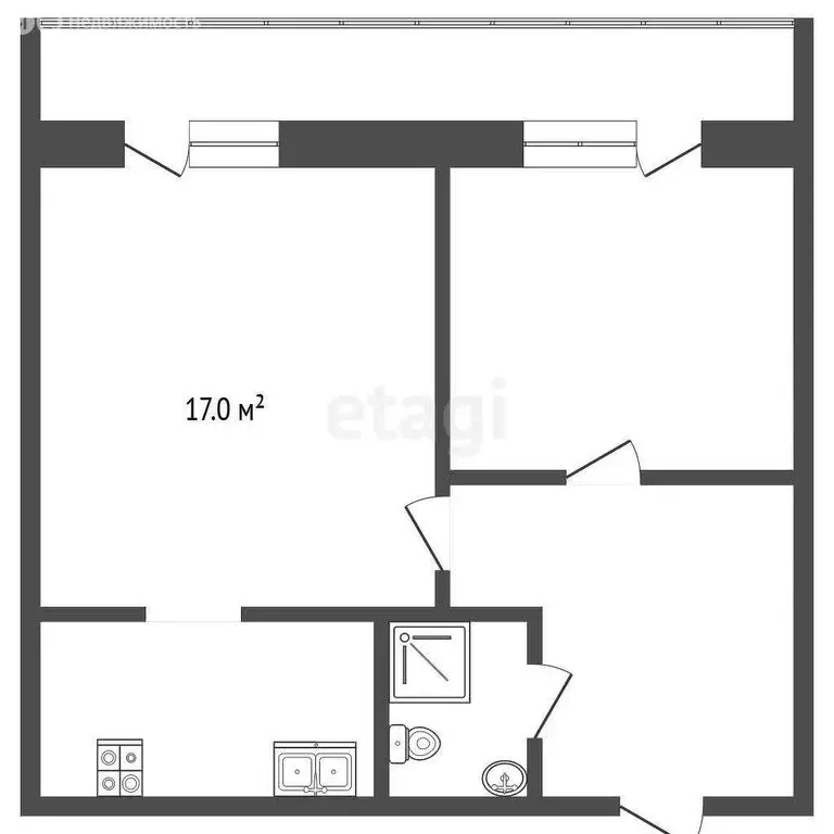 1-комнатная квартира: Тюмень, Шаимский проезд, 14А (34.1 м) - Фото 1