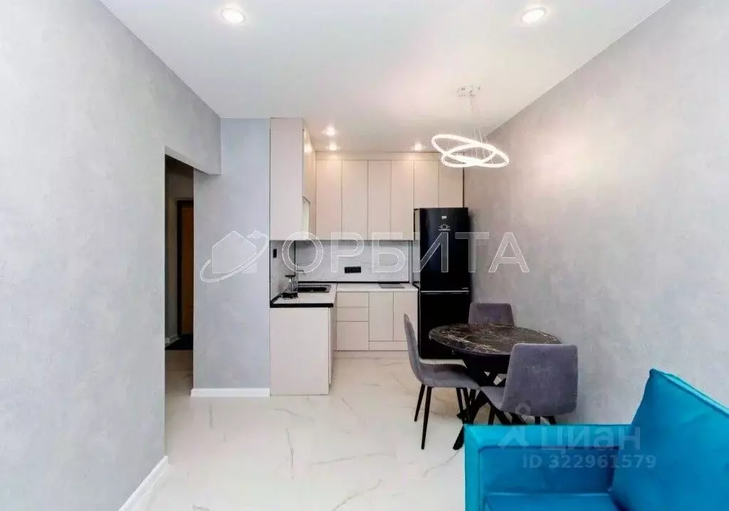 1-к кв. Тюменская область, Тюмень ул. Краснооктябрьская, 6 (38.6 м) - Фото 2